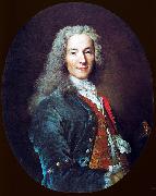 Nicolas de Largilliere Portrait de Francois-Marie Arouet, dit Voltaire oil on canvas